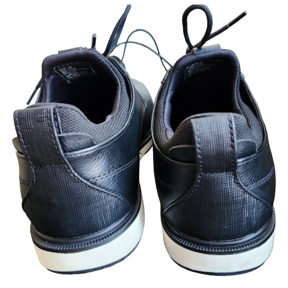 New Aldo Mens Black Oxford Dress Shoes 7.5 Sneakers Work Event Prom - Picture 5 of 7